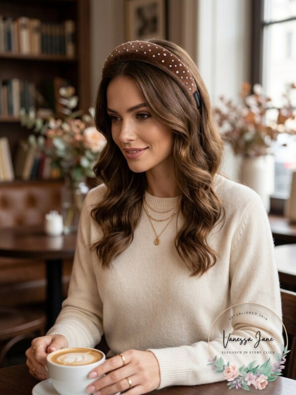 INC International Concepts Crystal-Studded Padded Headband